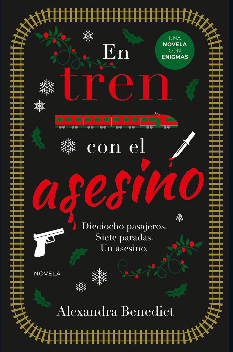 En tren con el asesino: portada