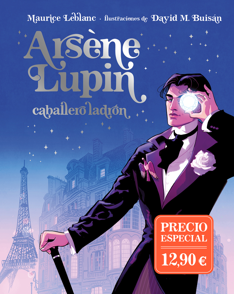 Arsène Lupin, caballero ladrón. Ed. ilustrada: portada
