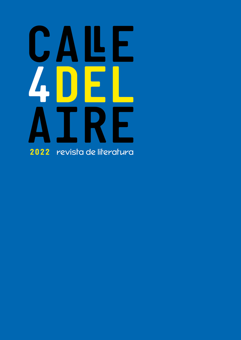 Calle del Aire. Revista de literatura, 4: portada