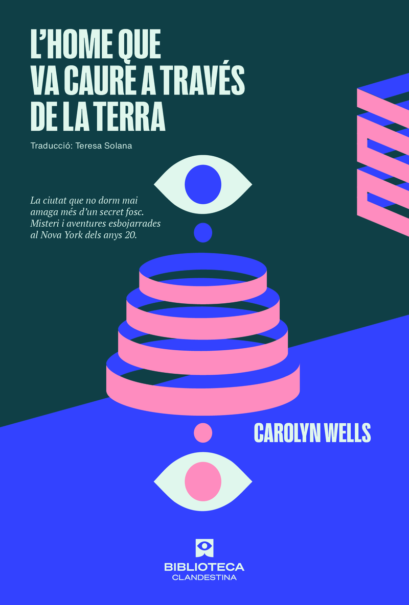 L'home que va caure a través de la terra: portada