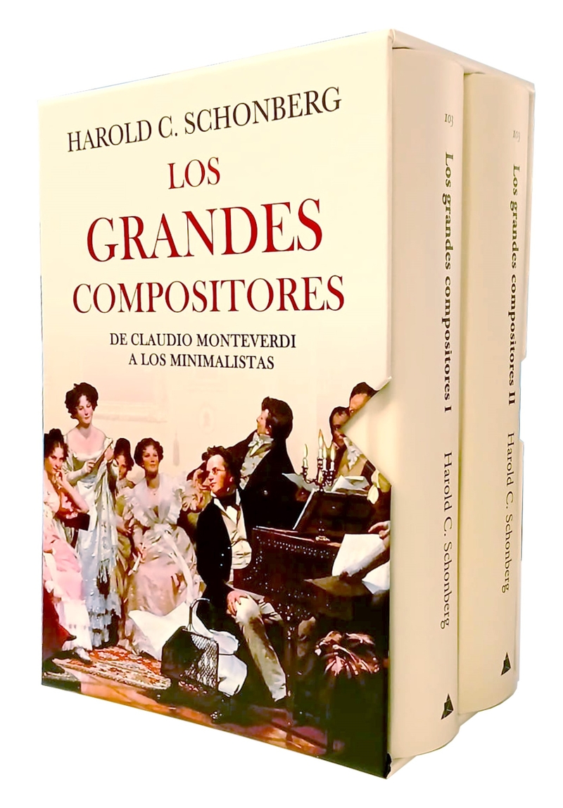 Los grandes compositores ESTUCHE CON DOS VÓLUMENES: portada