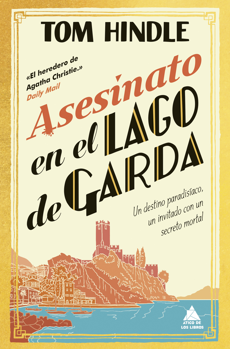 Asesinato en el lago Garda: portada