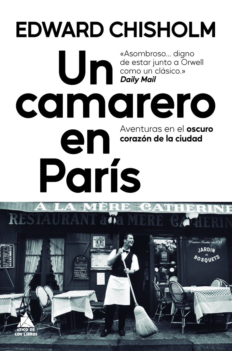 Un camarero en París: portada