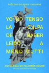 Yo no tengo la culpa de haber leído a Mendicutti: portada