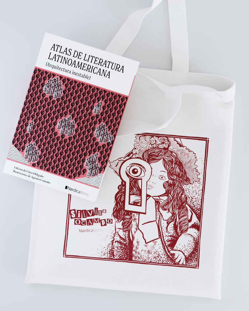 Pack Atlas de literatura latinoamericana + bolsa Silvina Oca: portada