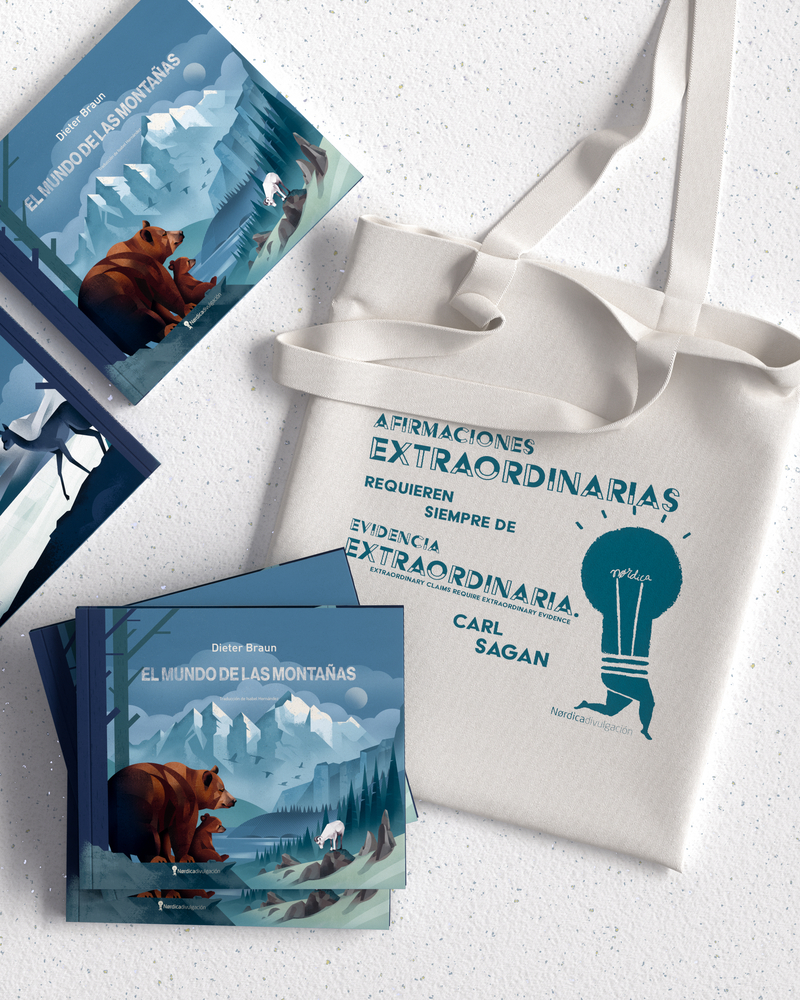 Pack El mundo de las montaas con bolsa: portada
