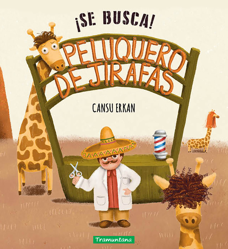 ¡Se busca! Peluquero de jirafas: portada
