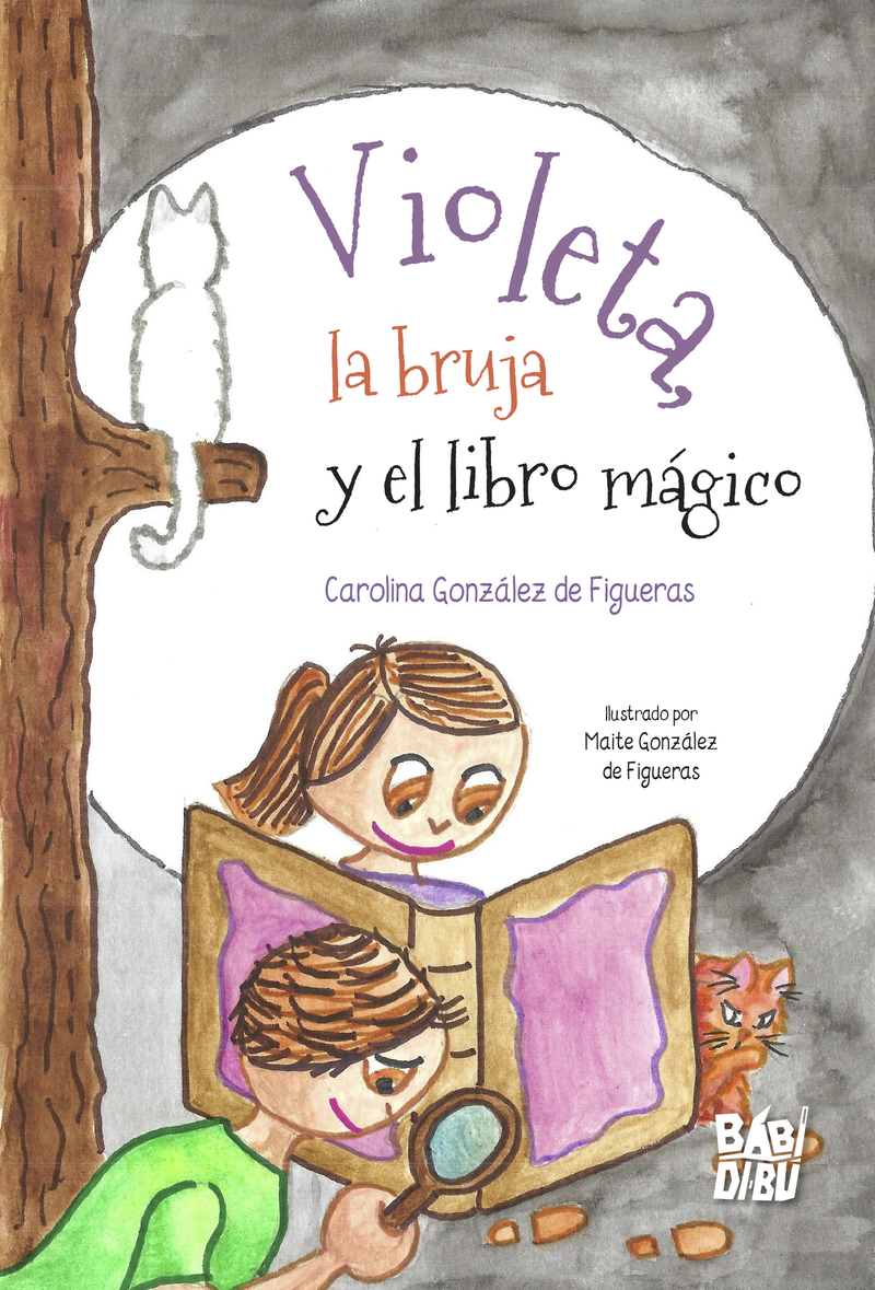 Violeta, la bruja y el libro mágico: portada