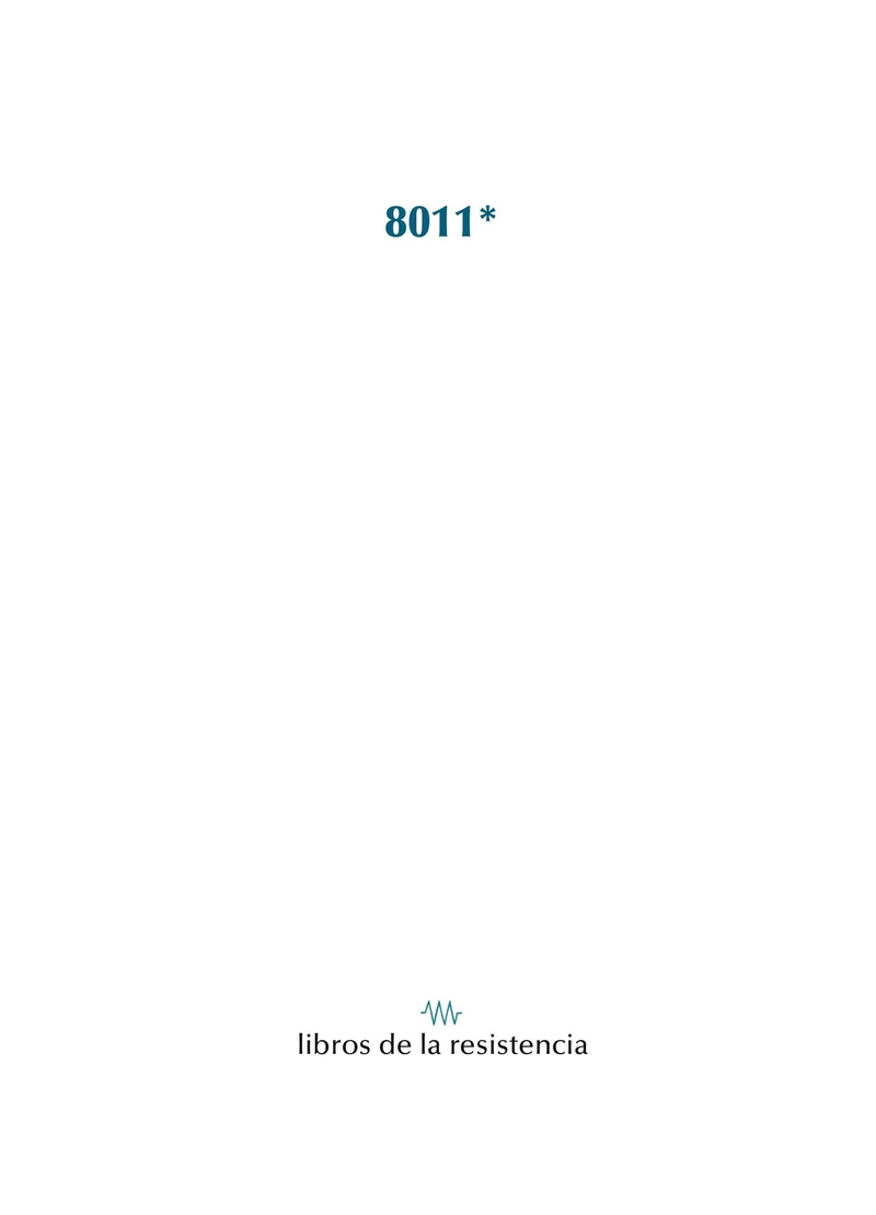 8011*: portada