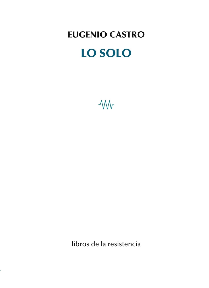 Lo solo: portada