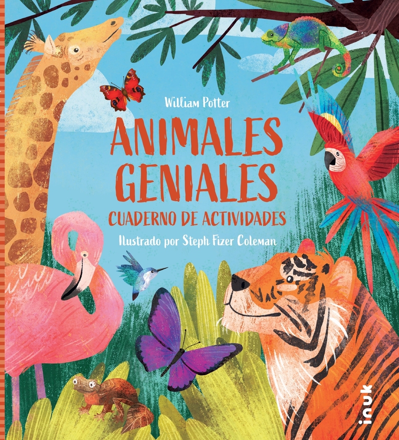 ANIMALES GENIALES. CUADERNO DE ACTIVIDADES: portada