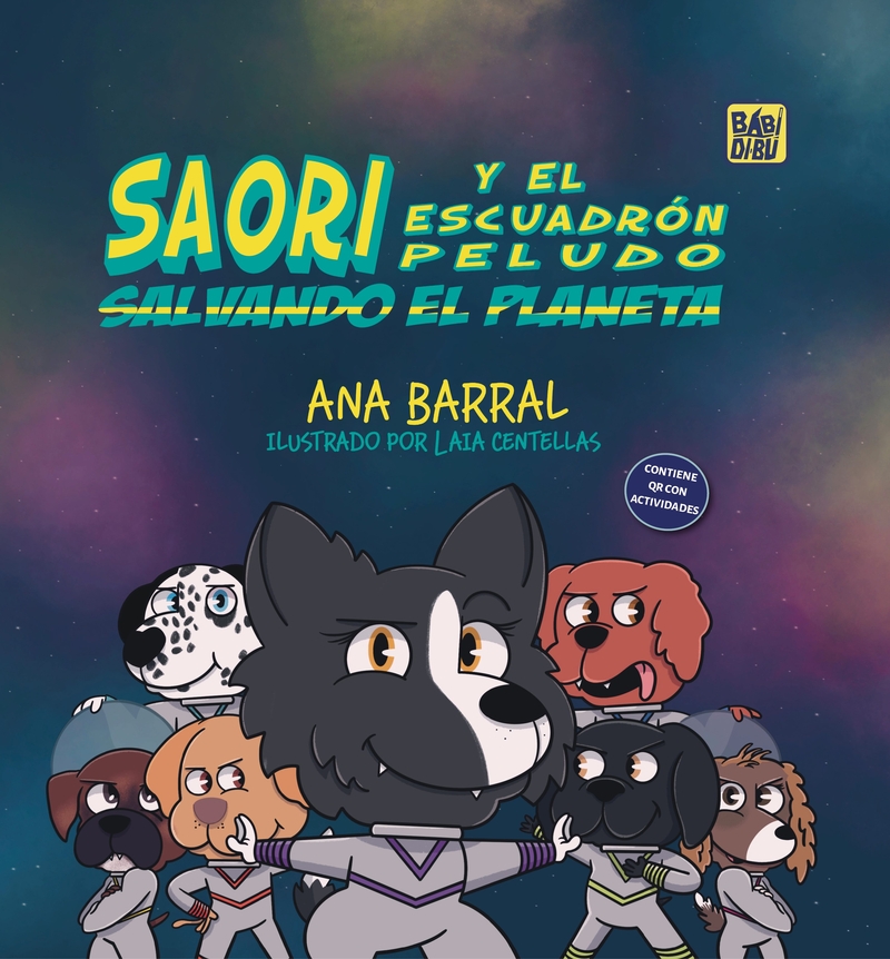 Saori y el Escuadrón Peludo salvando el mundo: portada