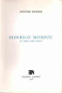 FEDERICO MOMPOU: portada