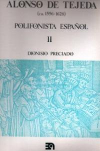 ALONSO DE TEJEDA POLIFONISTA ESPAOL VOL II: portada