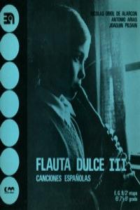 FLAUTA DULCE III CANCIONES ESPAOLAS: portada