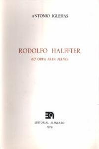 RODOLFO HALFFTER: portada