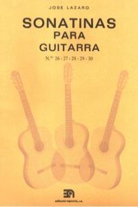 SONATINAS PARA GUITARRA NUMS. 26 A 30: portada