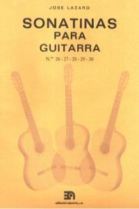 SONATINAS PARA GUITARRA NUMS. 26 A 30: portada