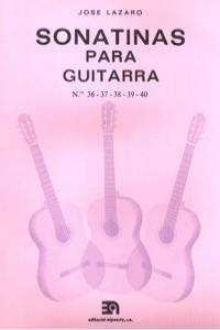 SONATINAS PARA GUITARRA NUMS. 36 A 40: portada