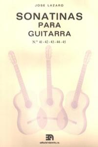 SONATINAS PARA GUITARRA NUMS. 41 A 45: portada