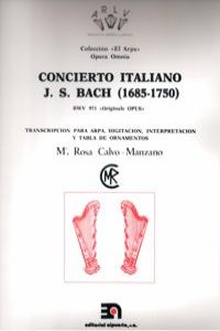 CONCIERTO ITALIANO J.S. BACH (1685-1750) (PARA ARPA): portada