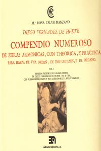 COMPENDIO NUMEROSO DE CIFRAS ARMONICAS PARA ARPA VOL. I: portada