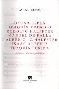 OSCAR ESPLA JOAQUIN RODRIGO HALFFTER SUS OBRAS PARA PIANO: portada