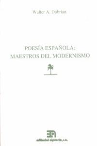 POESIA ESPAOLA MAESTROS DEL MODERNISMO: portada