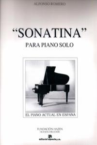 SONATINA (PARA PIANO SOLO): portada