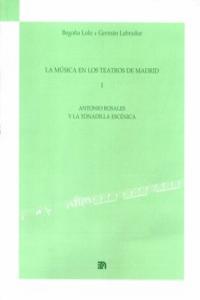 MUSICA EN LOS TEATROS DE MADRID,LA I: portada