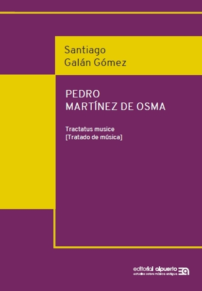Pedro Martínez de Osma. Tractatus musice: portada