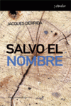 SALVO EL NOMBRE: portada