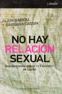 NO HAY RELACIóN SEXUAL: portada