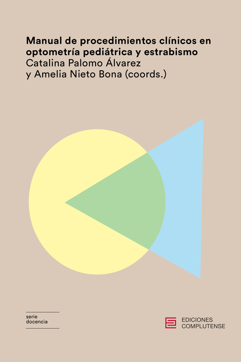 Manual proced.clínicos en optometría pediátrica y estrabismo: portada
