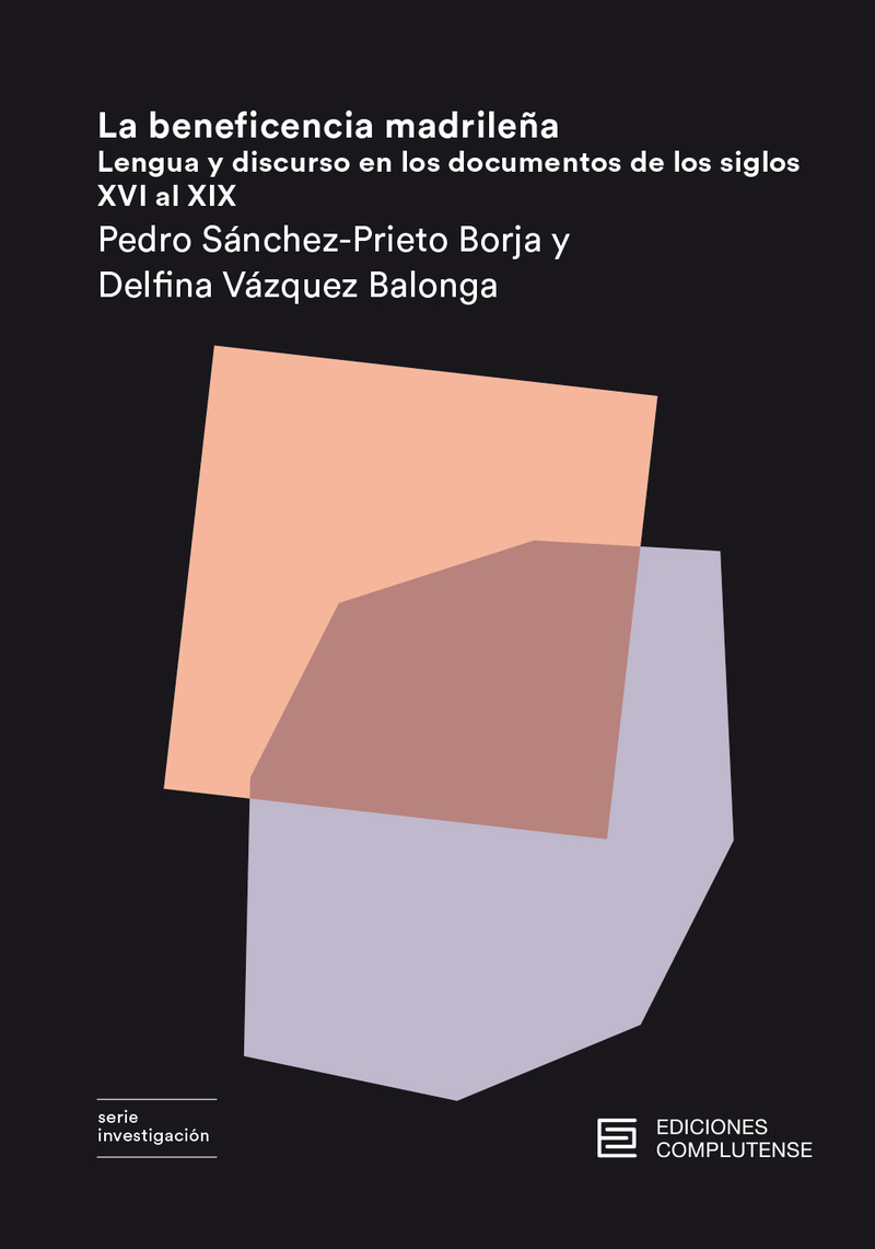 La beneficencia madrileña: portada