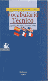 VOCABULARIO TECNICO (DICCIONARIO): portada