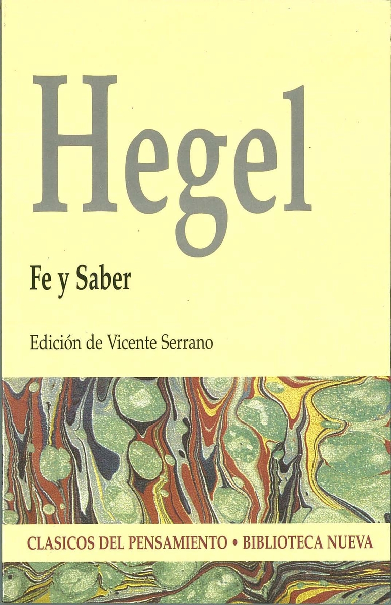 FE Y SABER: portada