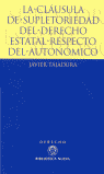 CLAUSULA DE SUPLETORIEDAD DEL DERECHO ESTATAL RESPECTO DEL A: portada