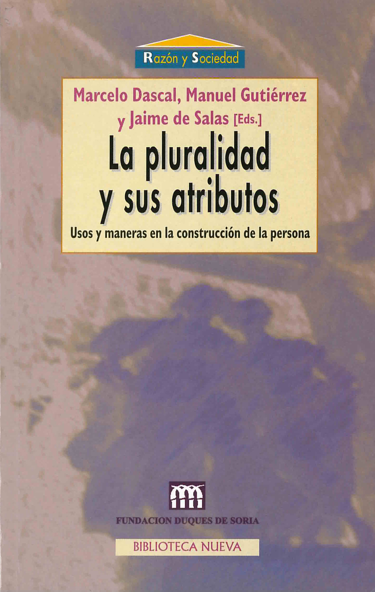 PLURALIDAD Y SUS ATRIBUTOS, LA: portada