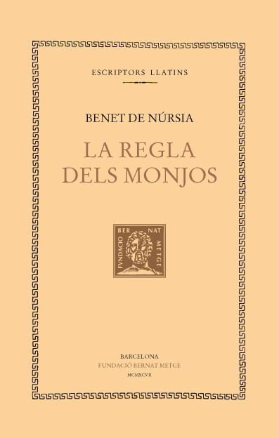 LA REGLA DELS MONJOS: portada