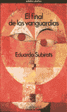 FINAL DE LAS VANGUARDIAS: portada