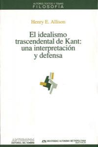 IDEALISMO TRASCENDENTAL DE KANT: portada