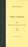 OBRAS COMPLETAS XIRAU III - 1: portada