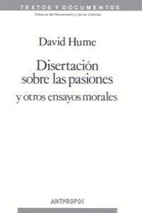 DISERTACION SOBRE LAS PASIONES (N. ED): portada