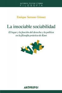 INSOCIABLE SOCIABILIDAD,LA: portada