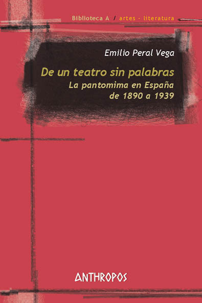 DE UN TEATRO SIN PALABRAS: portada