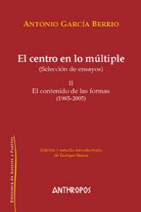 CENTRO EN LO MULTIPLE, EL II: portada