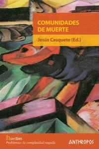 COMUNIDADES DE MUERTE: portada