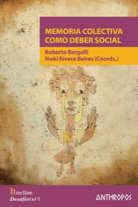 MEMORIA COLECTIVA COMO DEBER SOCIAL: portada