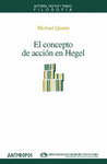 CONCEPTO DE ACCION EN HEGEL,EL: portada